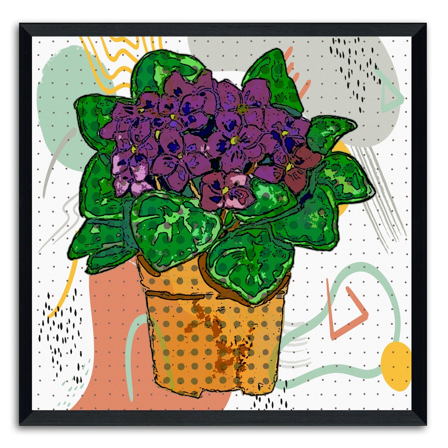 Boho Flowers 166 Painting Print
