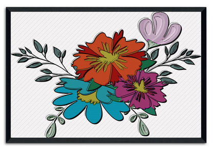Boho Flowers VI Painting Print