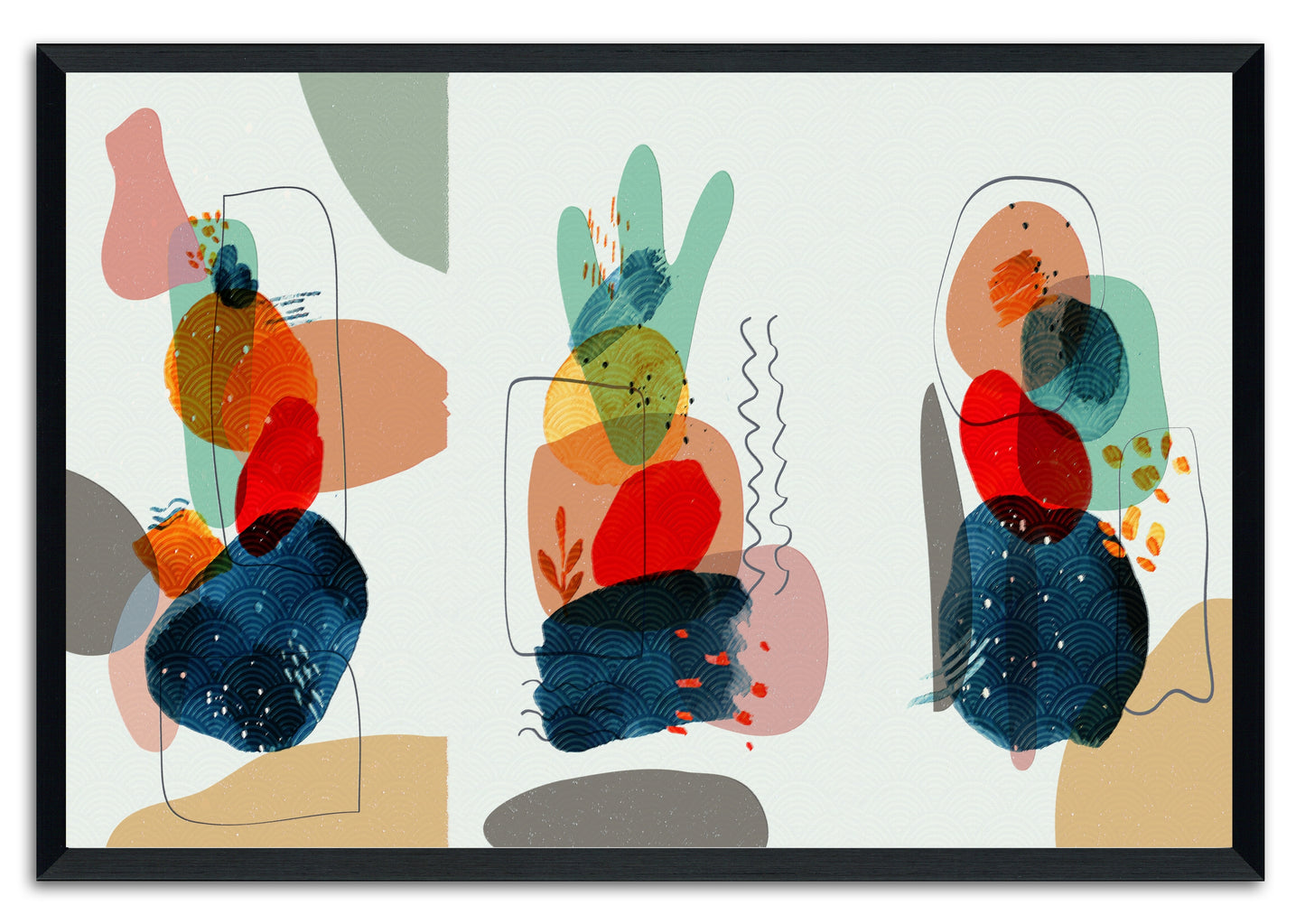 Boho Intercept 336 Painting Print