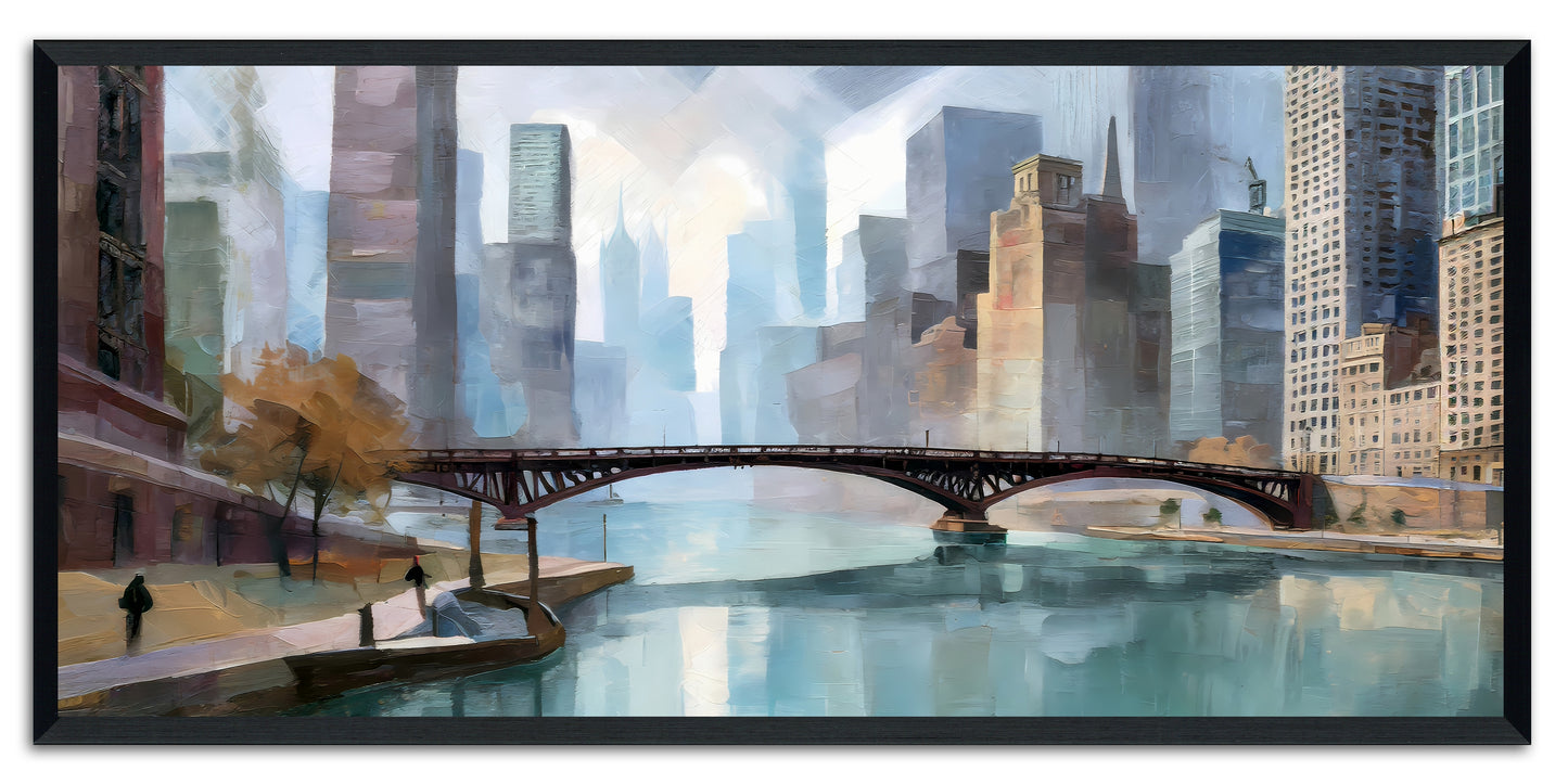City River Reflection