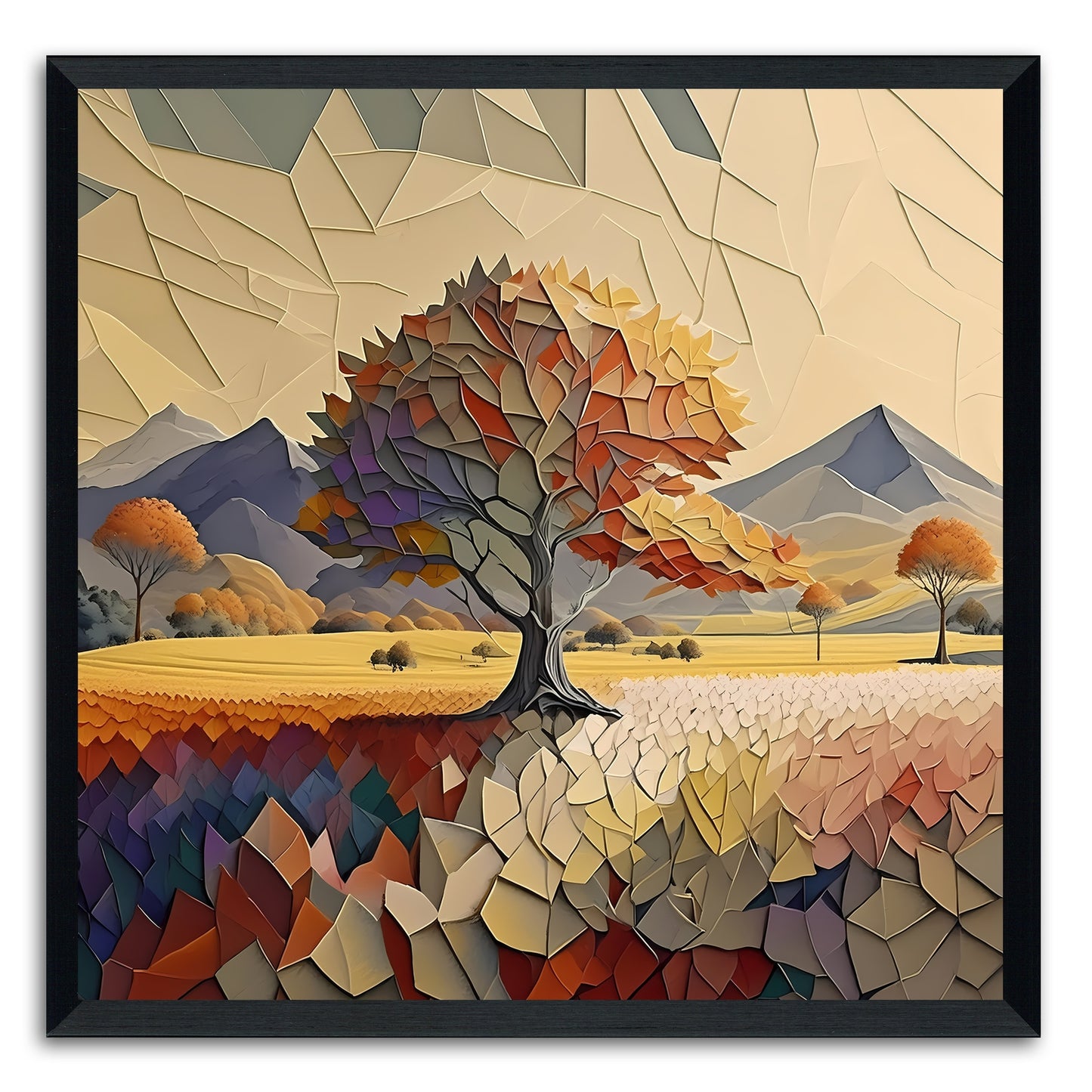 Colorful Mosaic Tree