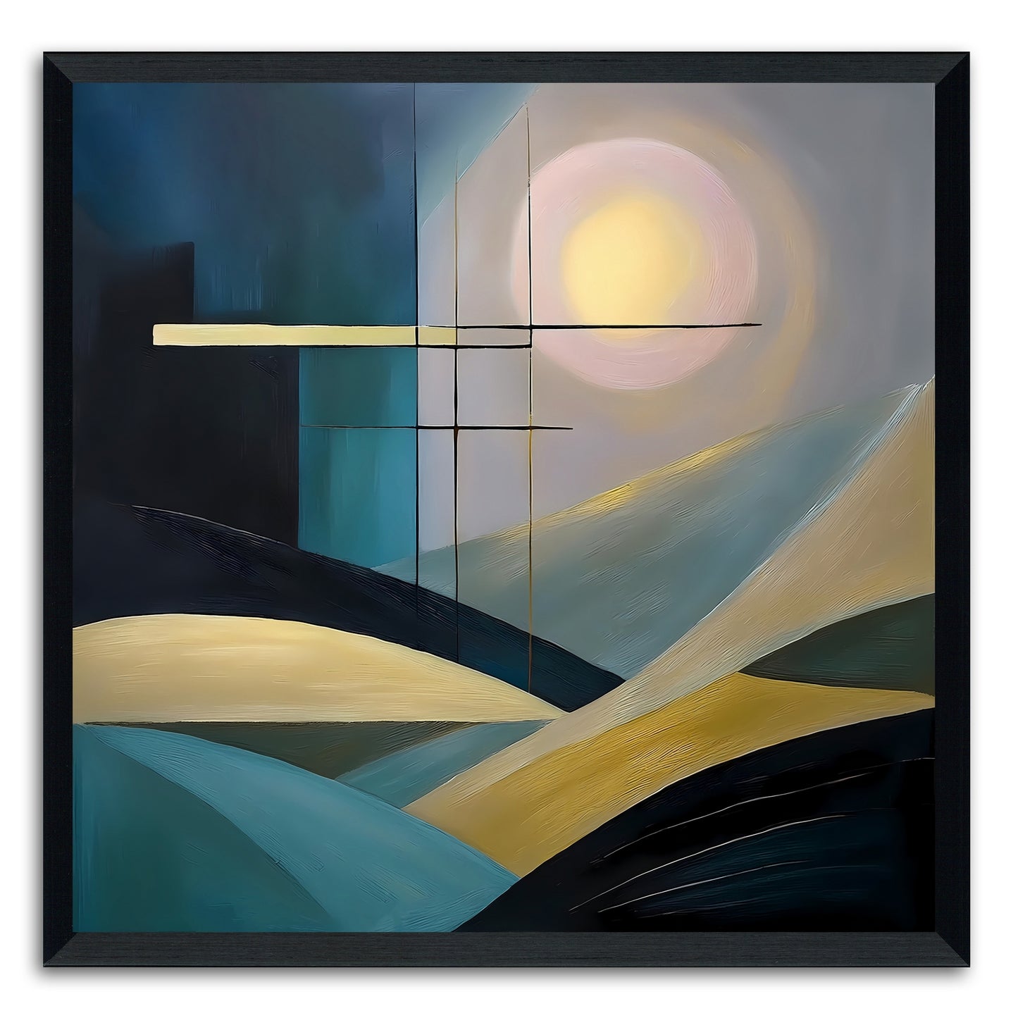 Geometric Sunset