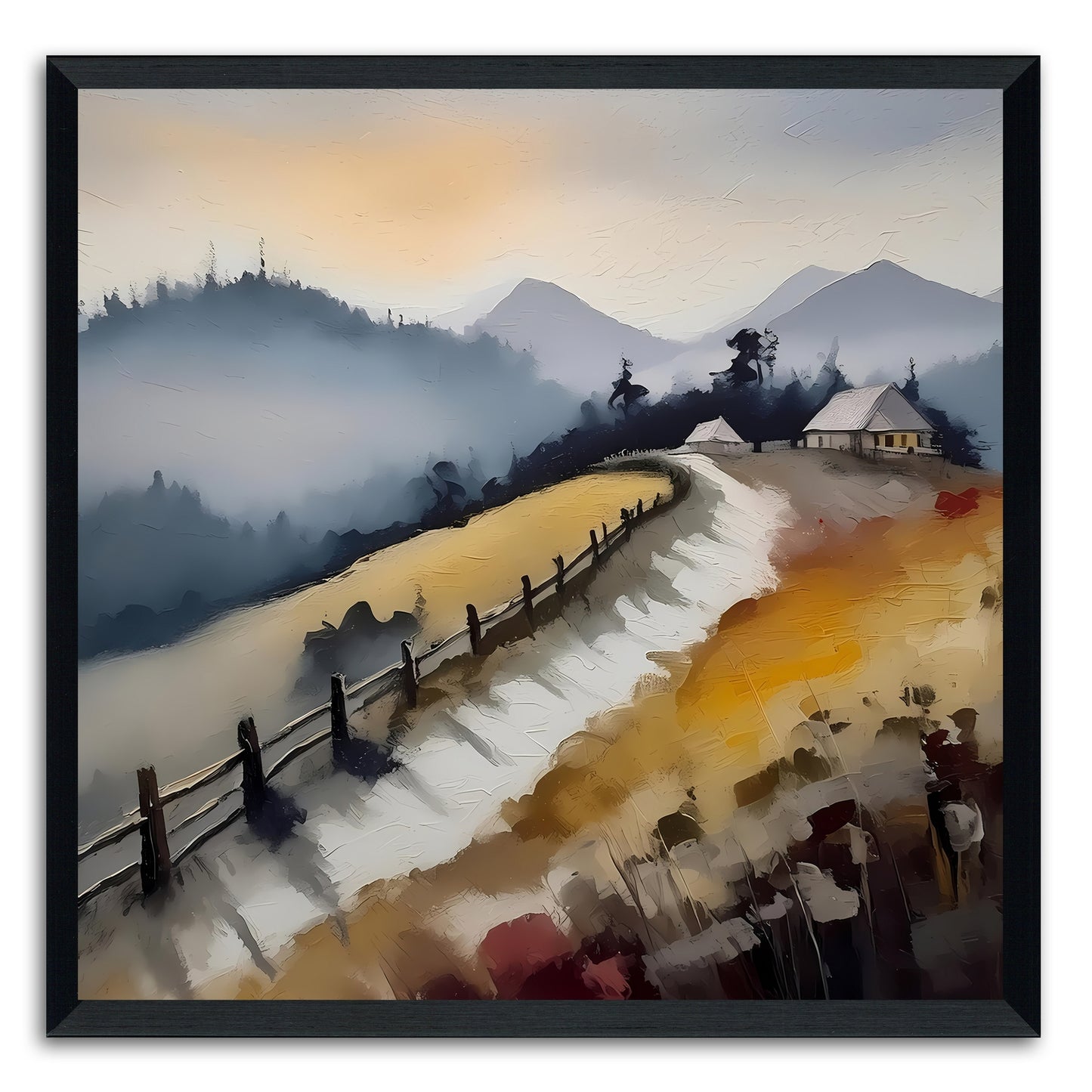 Hillside Country Road