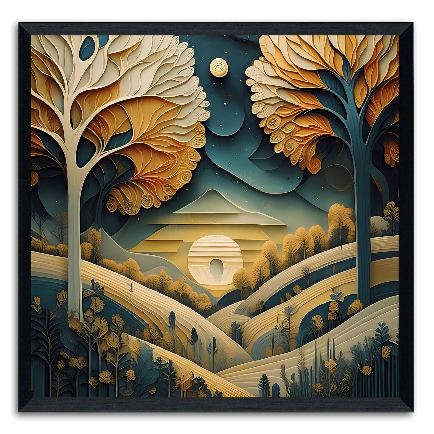 Moonlit Mountain