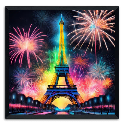 Rainbow Eiffel Tower