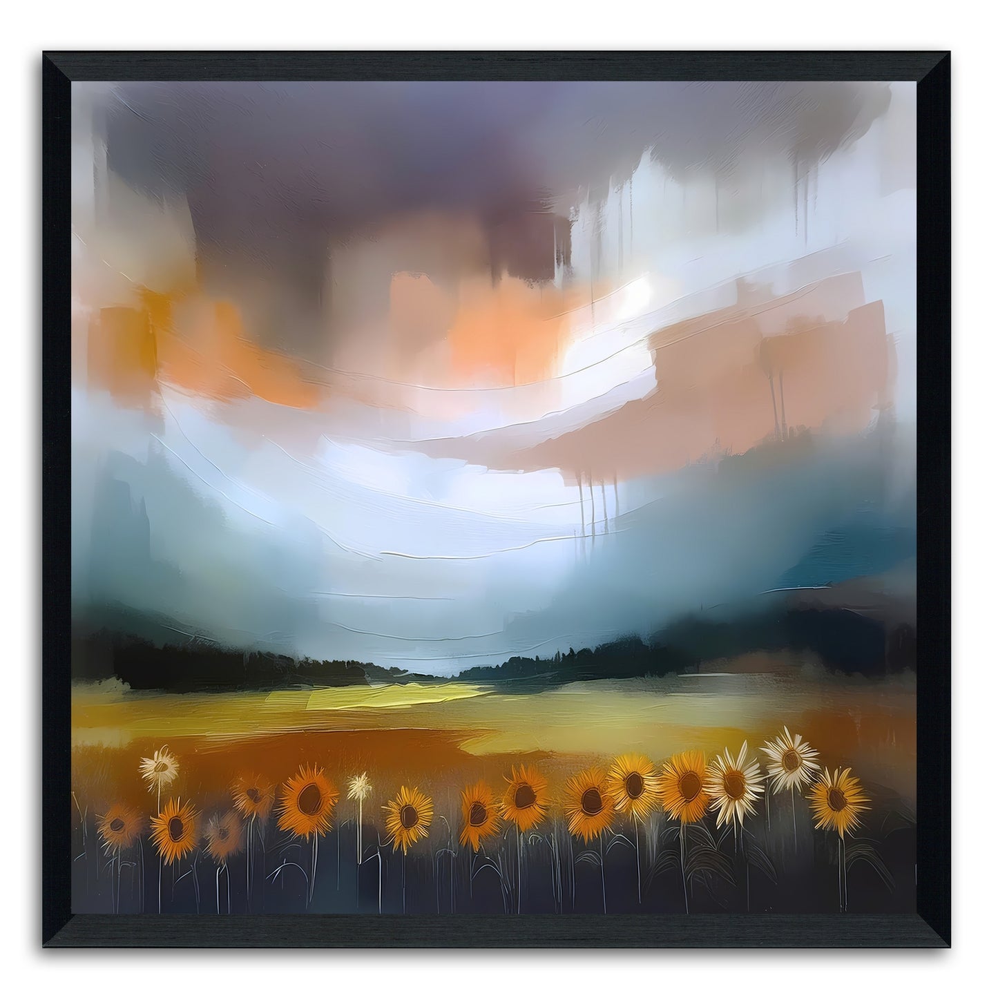 Sunflower Fields In Provence
