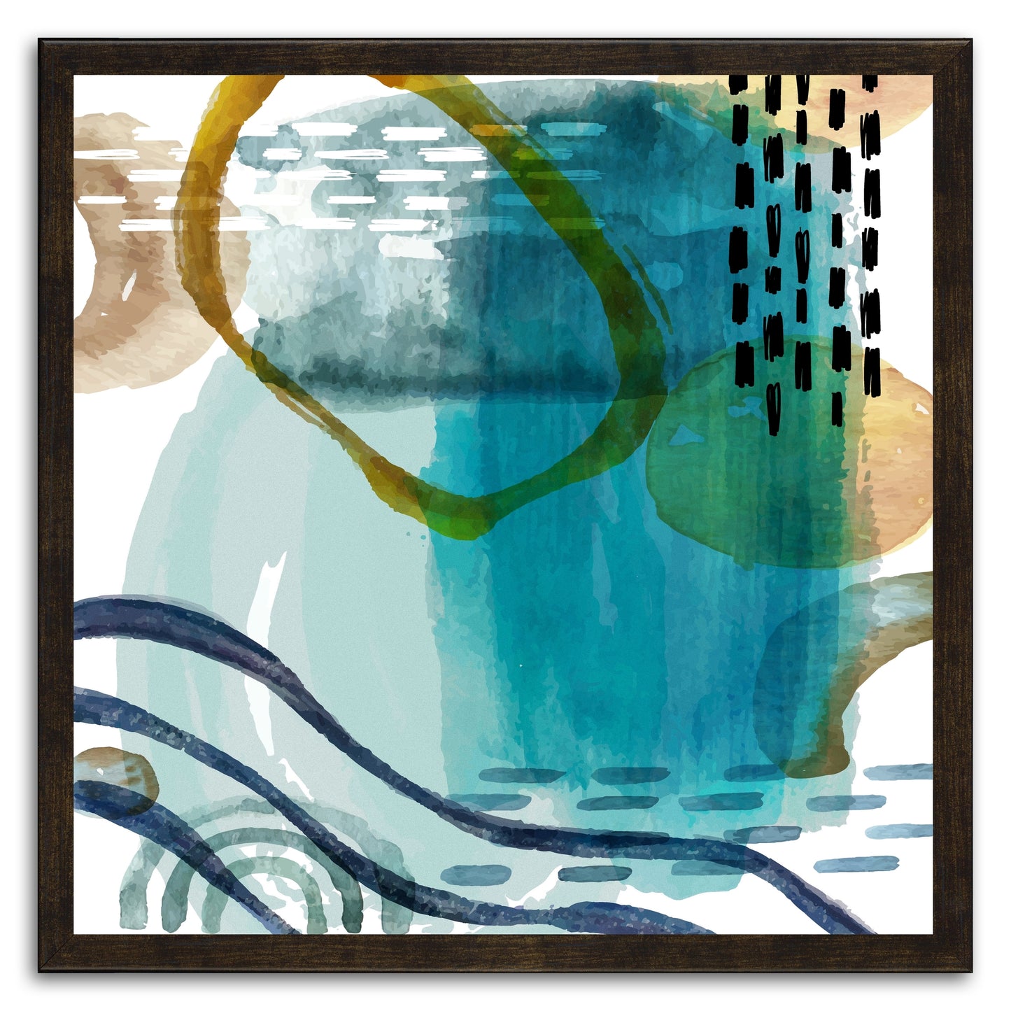 Abstract Shapes 4515 Painting Print