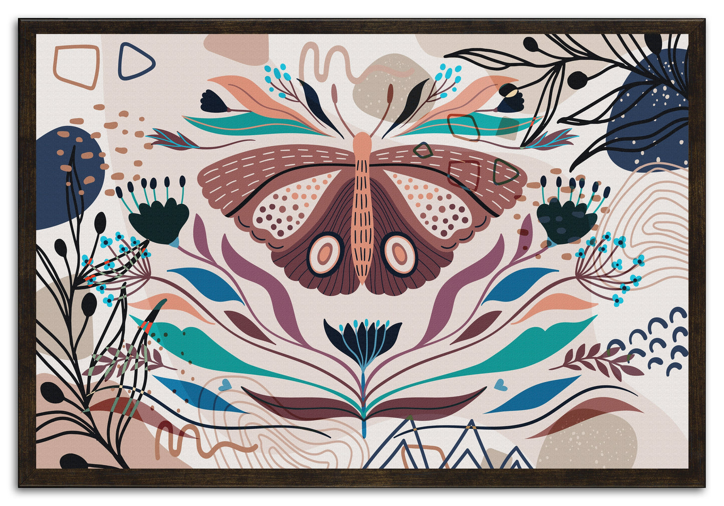 Boho Butterfly 156 Painting Print