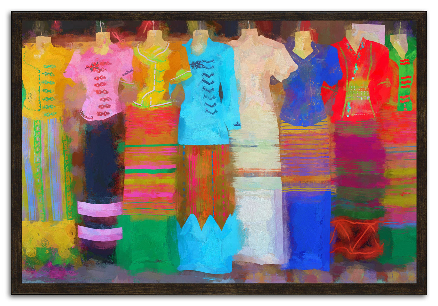 Boho Dresses 205 Painting Print