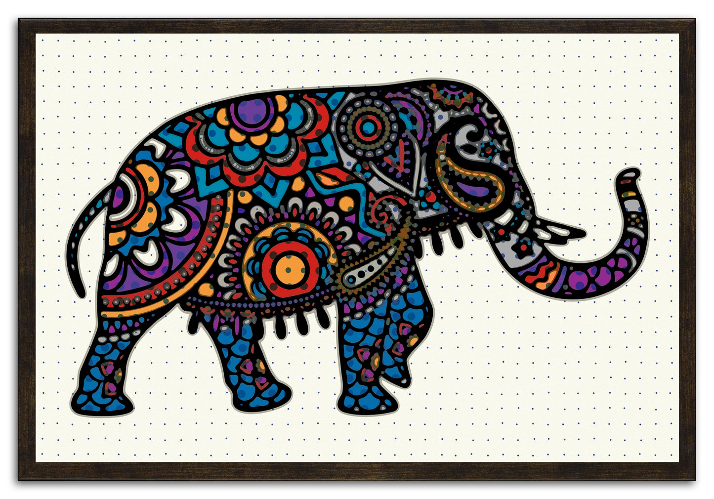 Boho Elephant 707 Painting Print