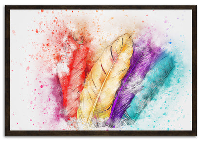 Boho Feathers 545 Painting Print