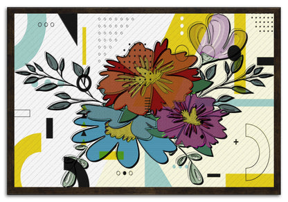 Boho Flowers 125 Painting Print