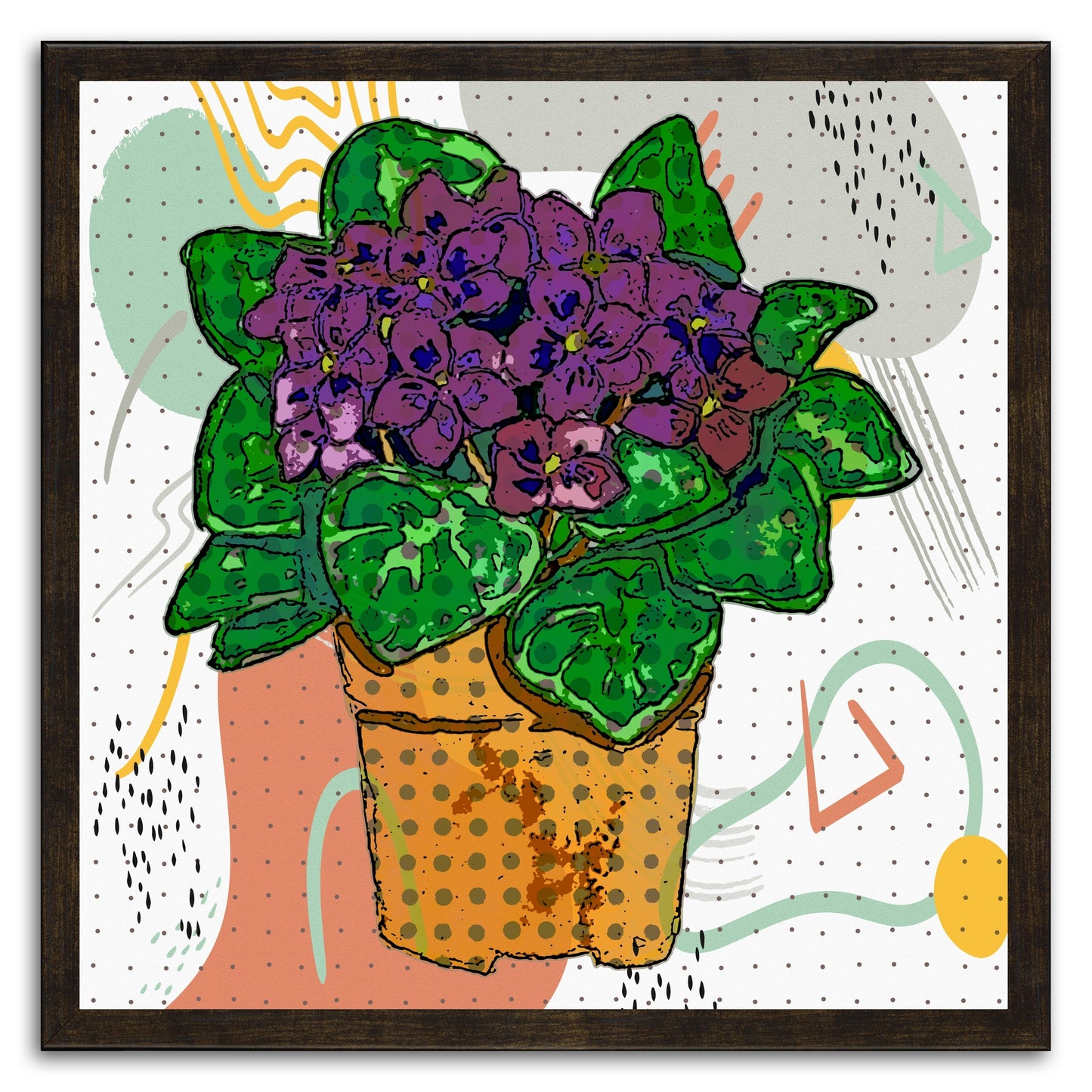 Boho Flowers 166 Painting Print