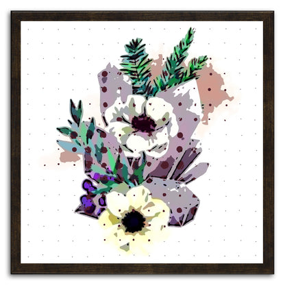 Boho Gems And Flowers I Painting Print