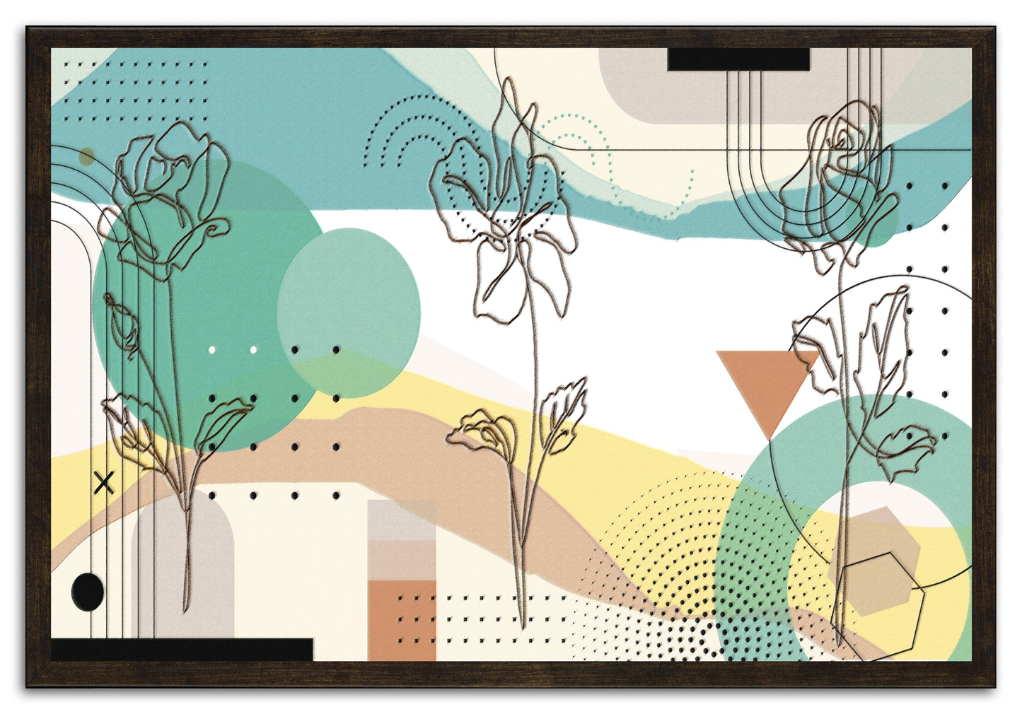 Boho Spring Bloom 198 Painting Print