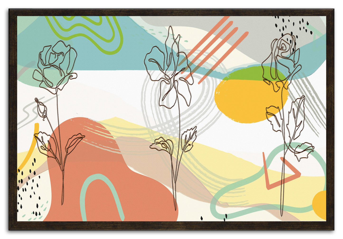 Boho Spring Bloom 199 Painting Print