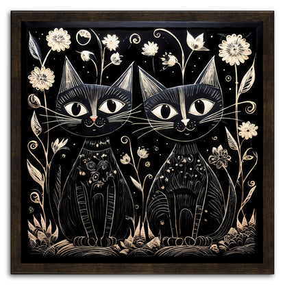 Cats In The Night