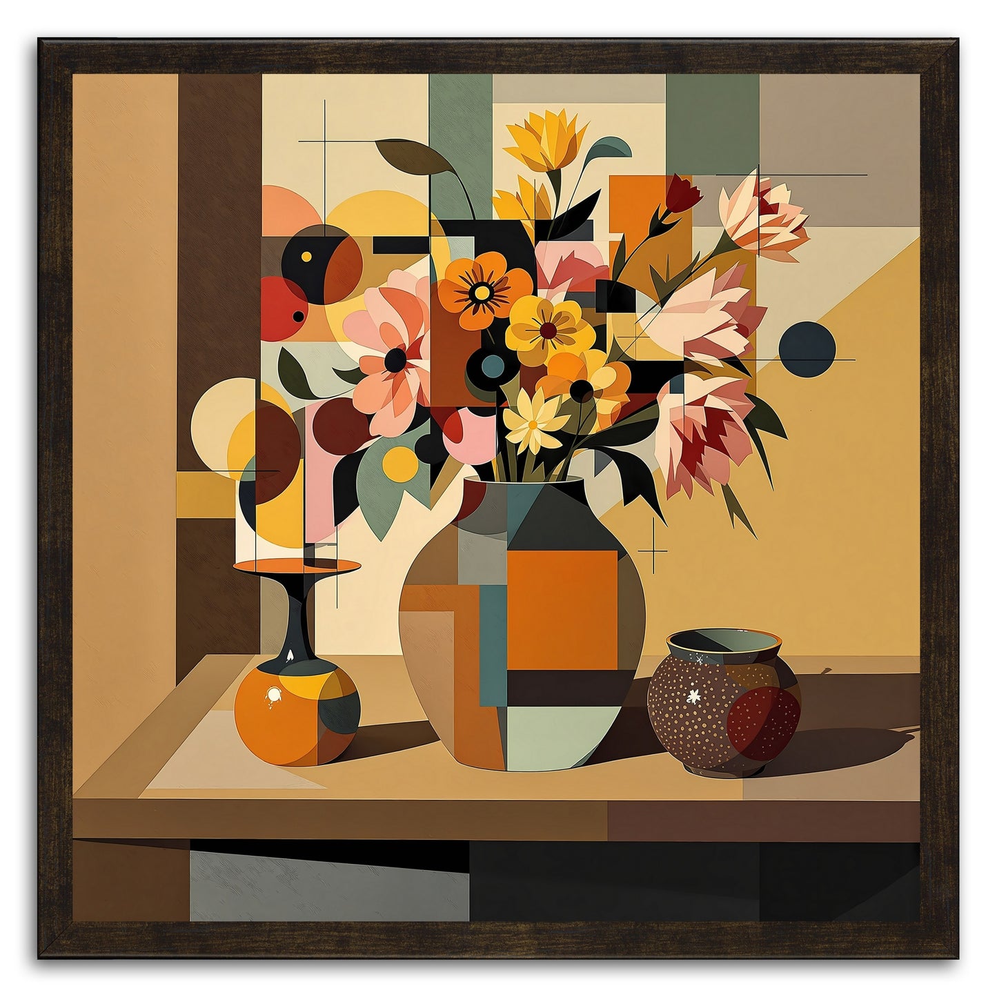 Colorful Mid Century Still Life III