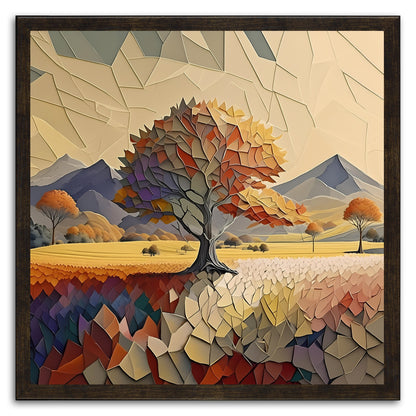 Colorful Mosaic Tree