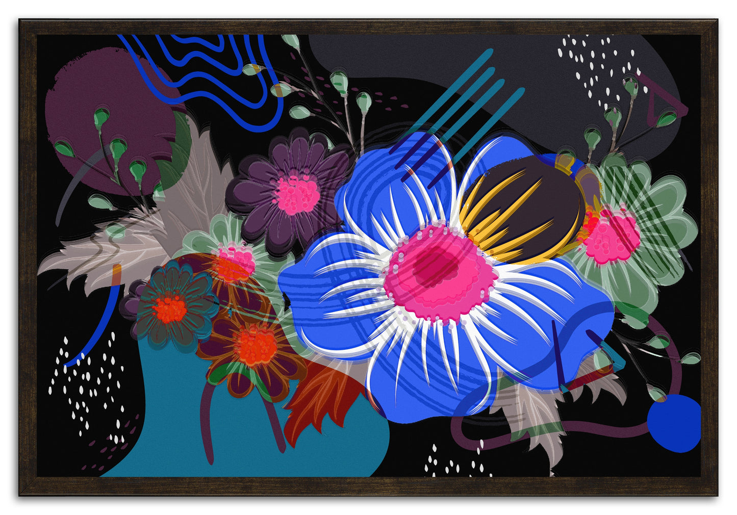 Flower Power 510 Painting Print