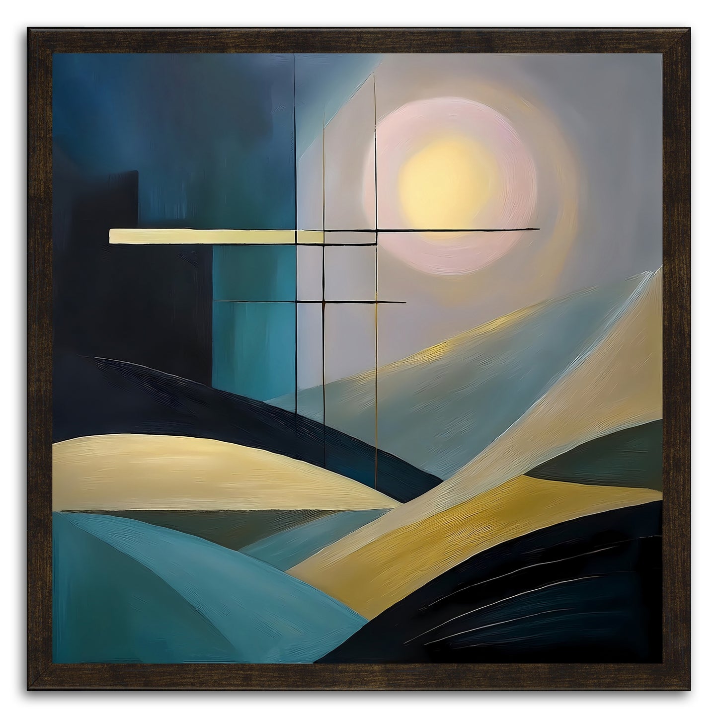 Geometric Sunset