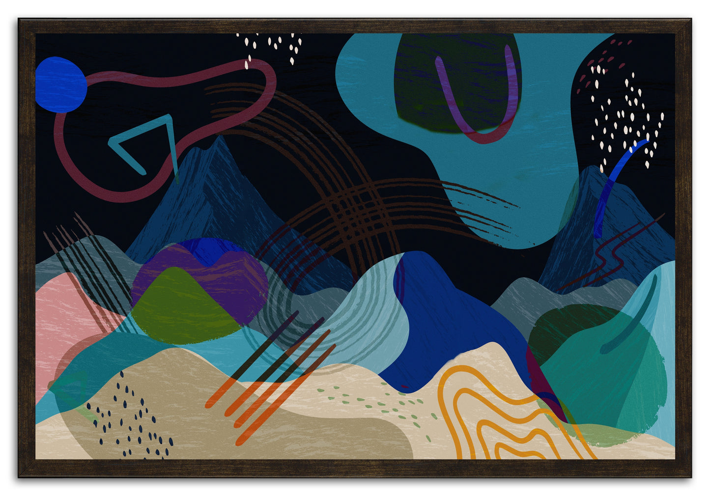 Mountain High 522 Painting Print