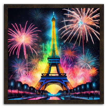Rainbow Eiffel Tower