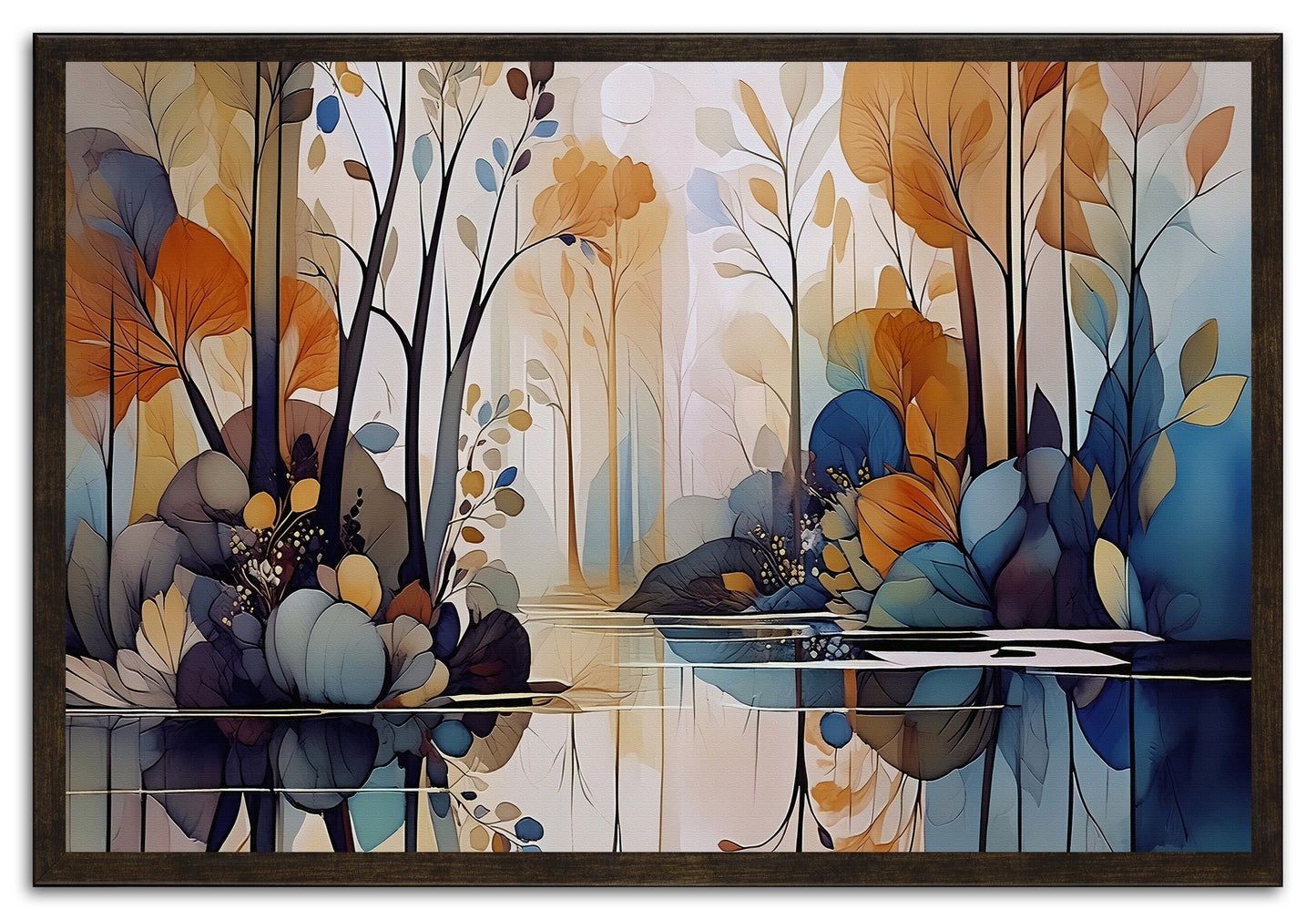 Serene Forest Reflection