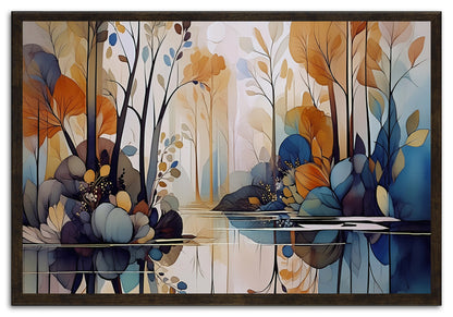 Serene Forest Reflection