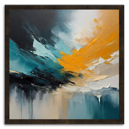 Sunset Over Mountains