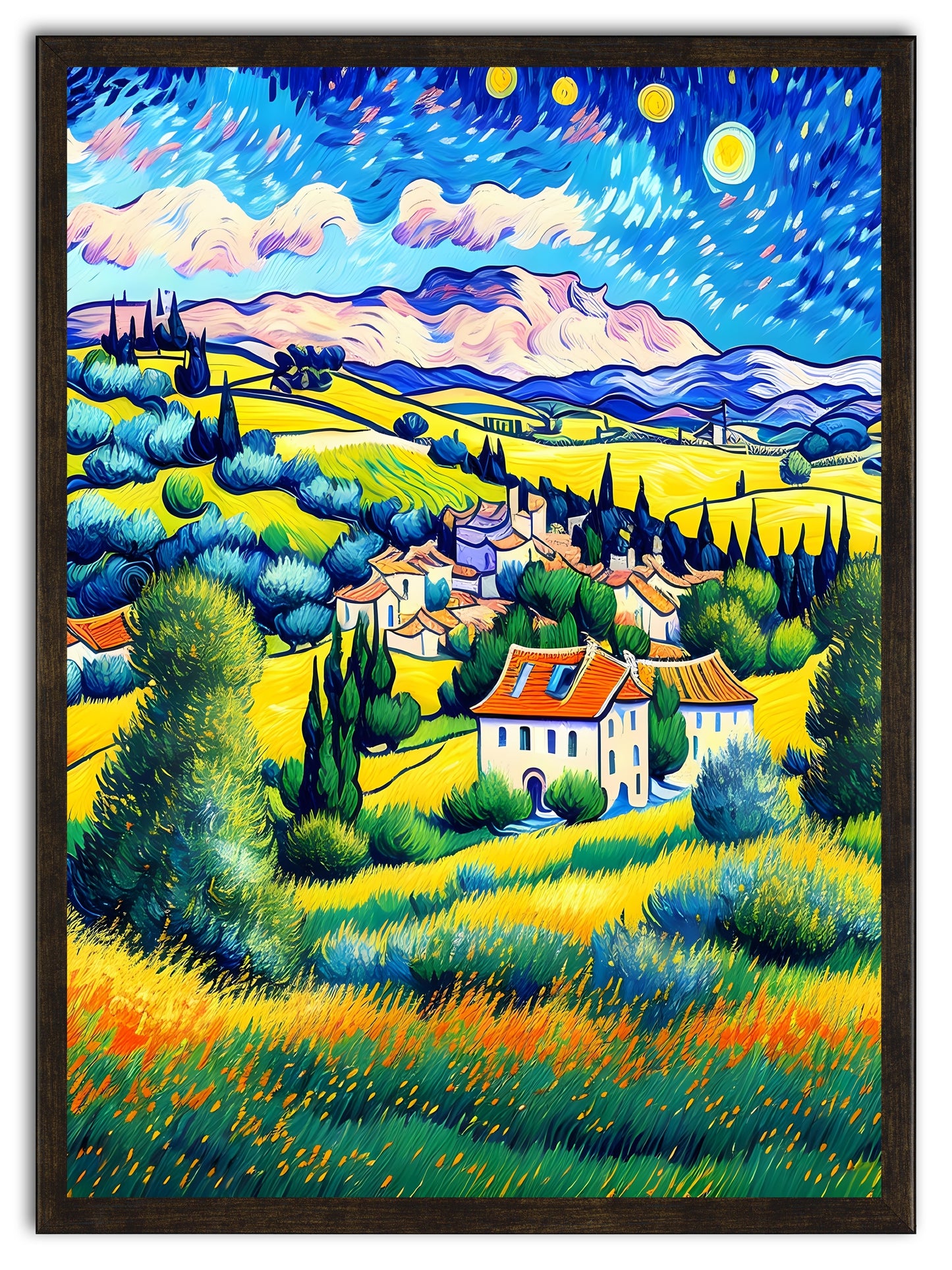 Village In The Hills Of Provence I