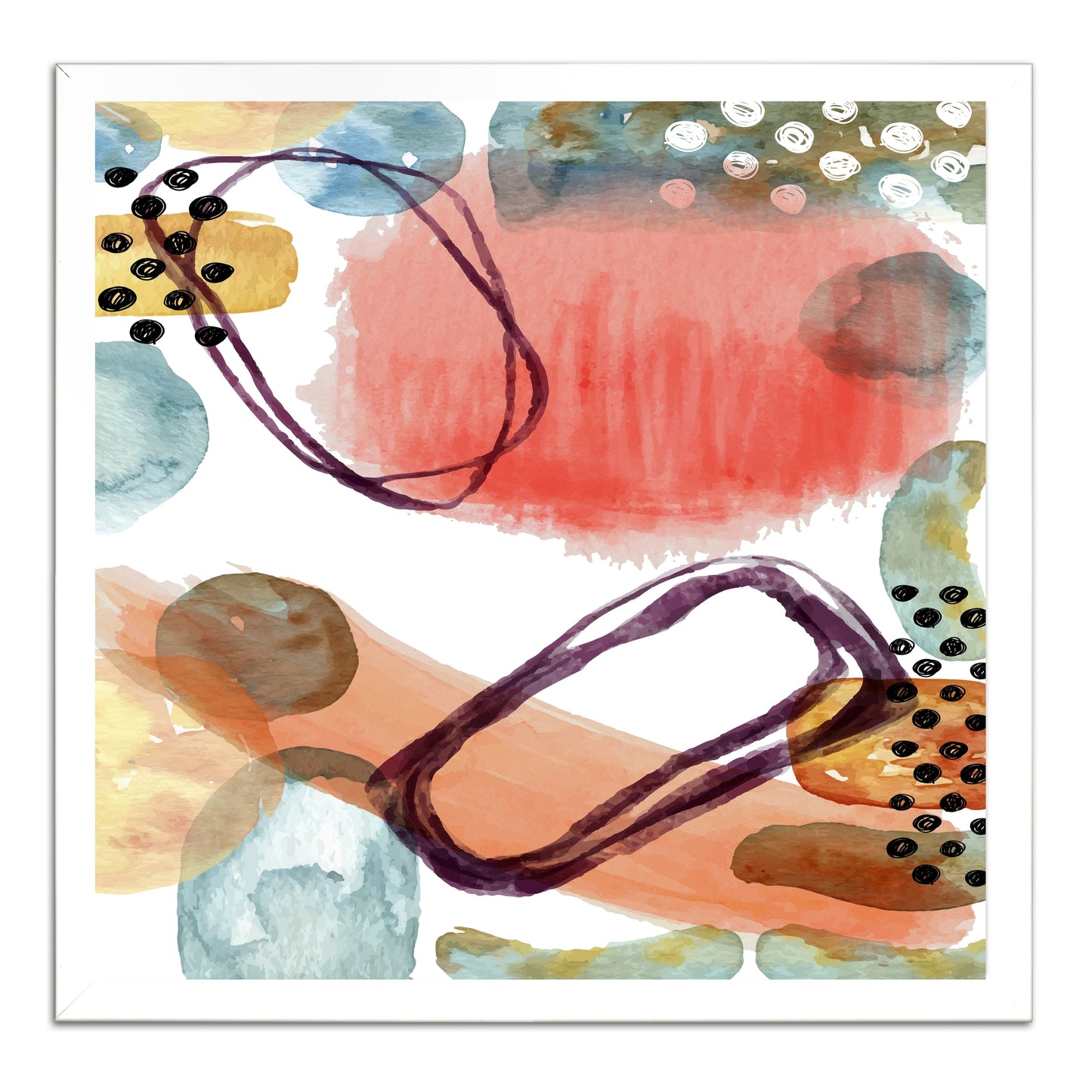 Abstract Shapes 4514 Painting Print