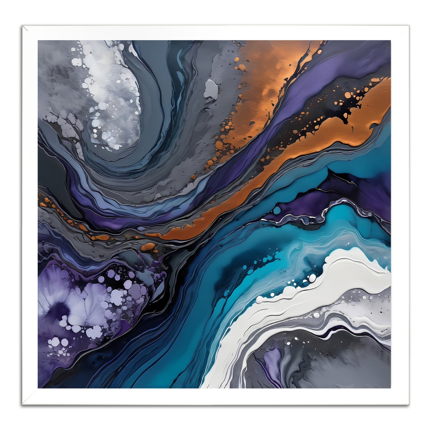 Blue And Purple Swirl