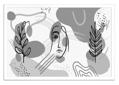 Bohemian Life BW Painting Print