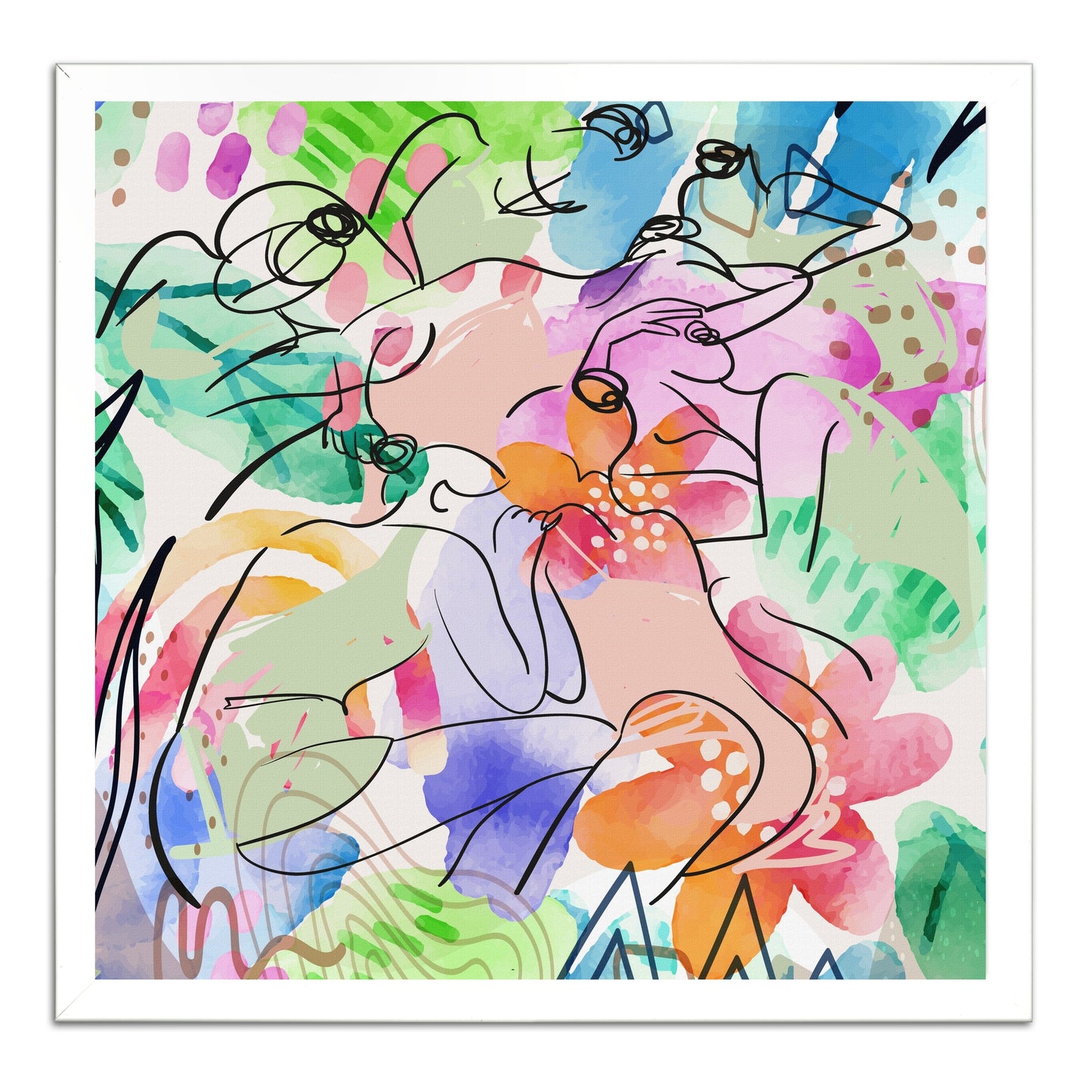Boho Ballet I Painting Print