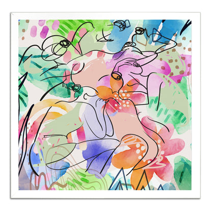 Boho Ballet I Painting Print