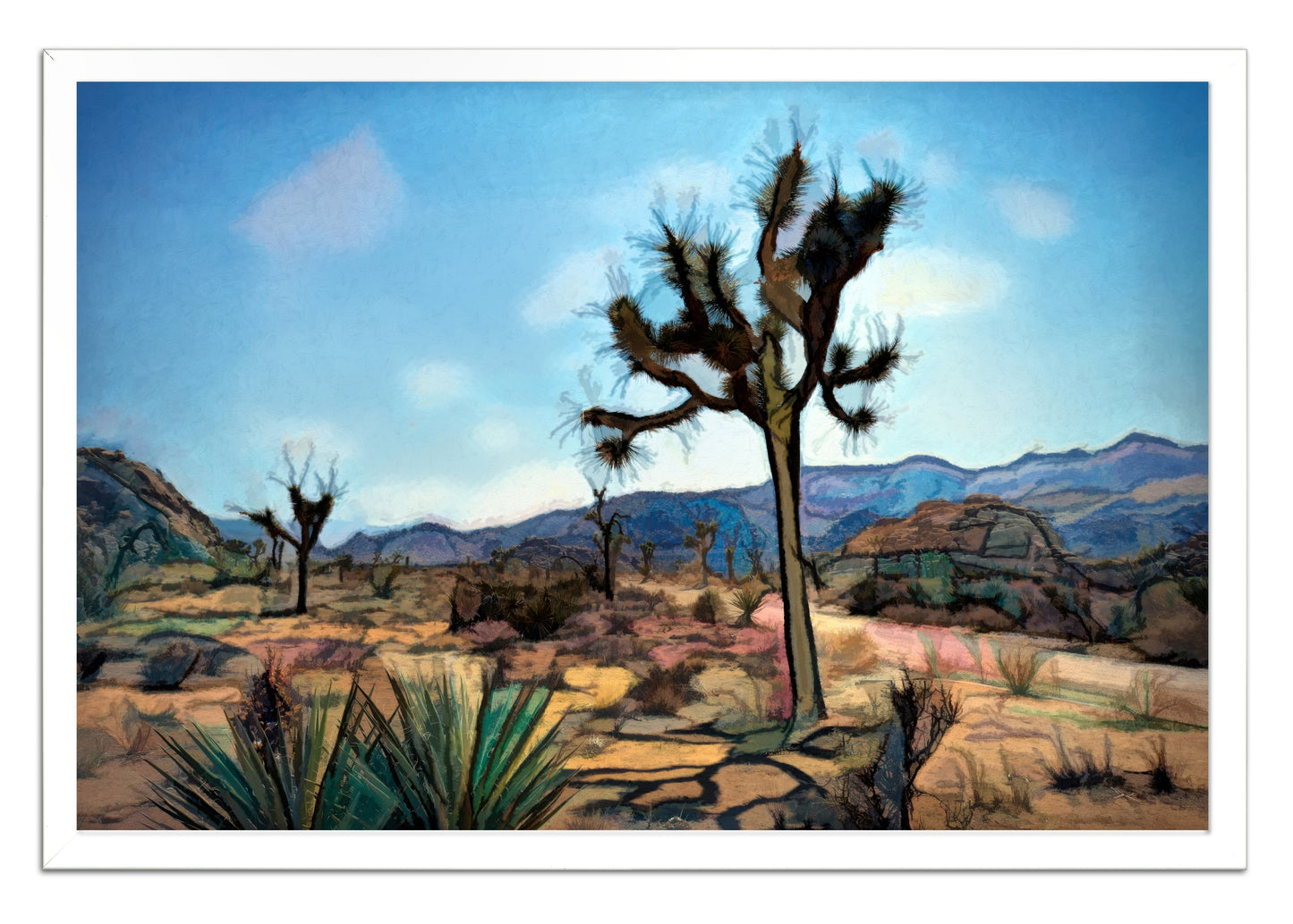 Boho Desert 101 Painting Print