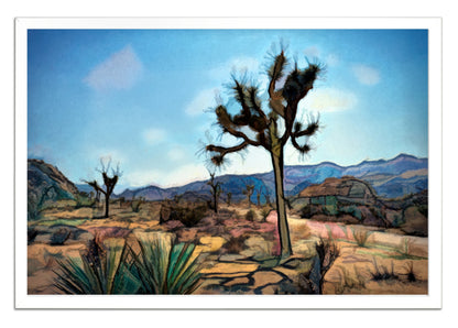 Boho Desert 101 Painting Print