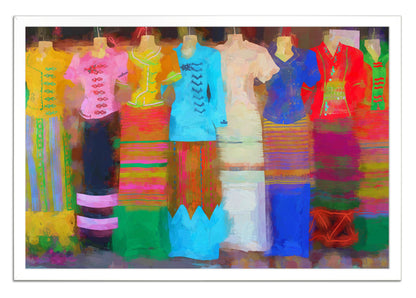 Boho Dresses 205 Painting Print