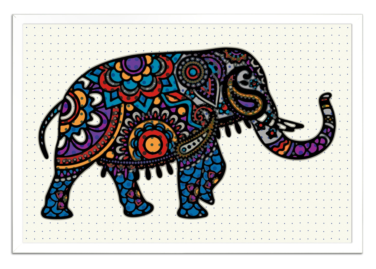 Boho Elephant 707 Painting Print