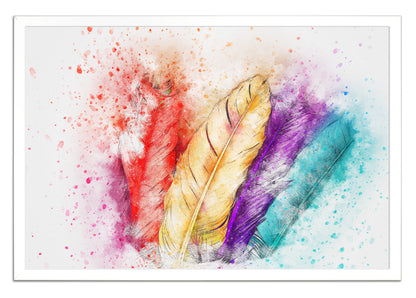 Boho Feathers 545 Painting Print