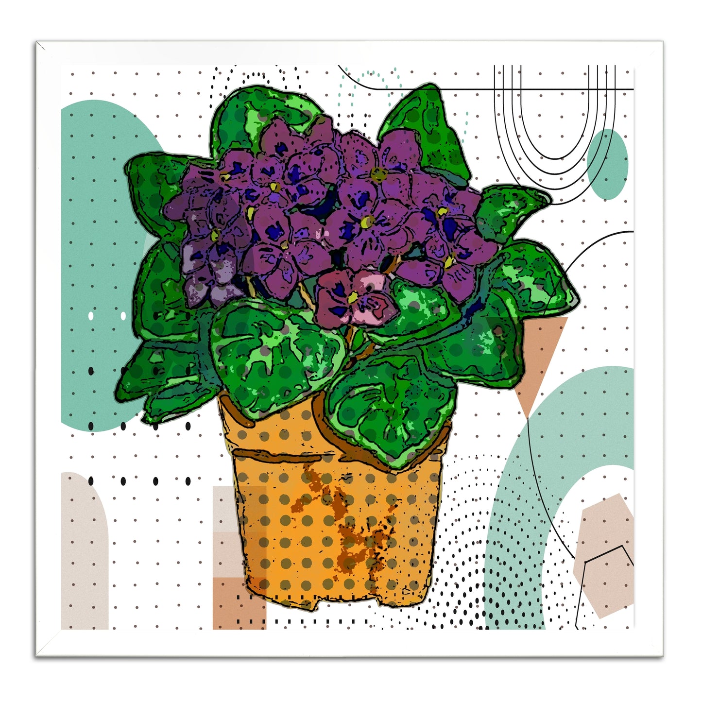 Boho Flowers 162 Painting Print