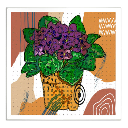 Boho Flowers 164 Painting Print