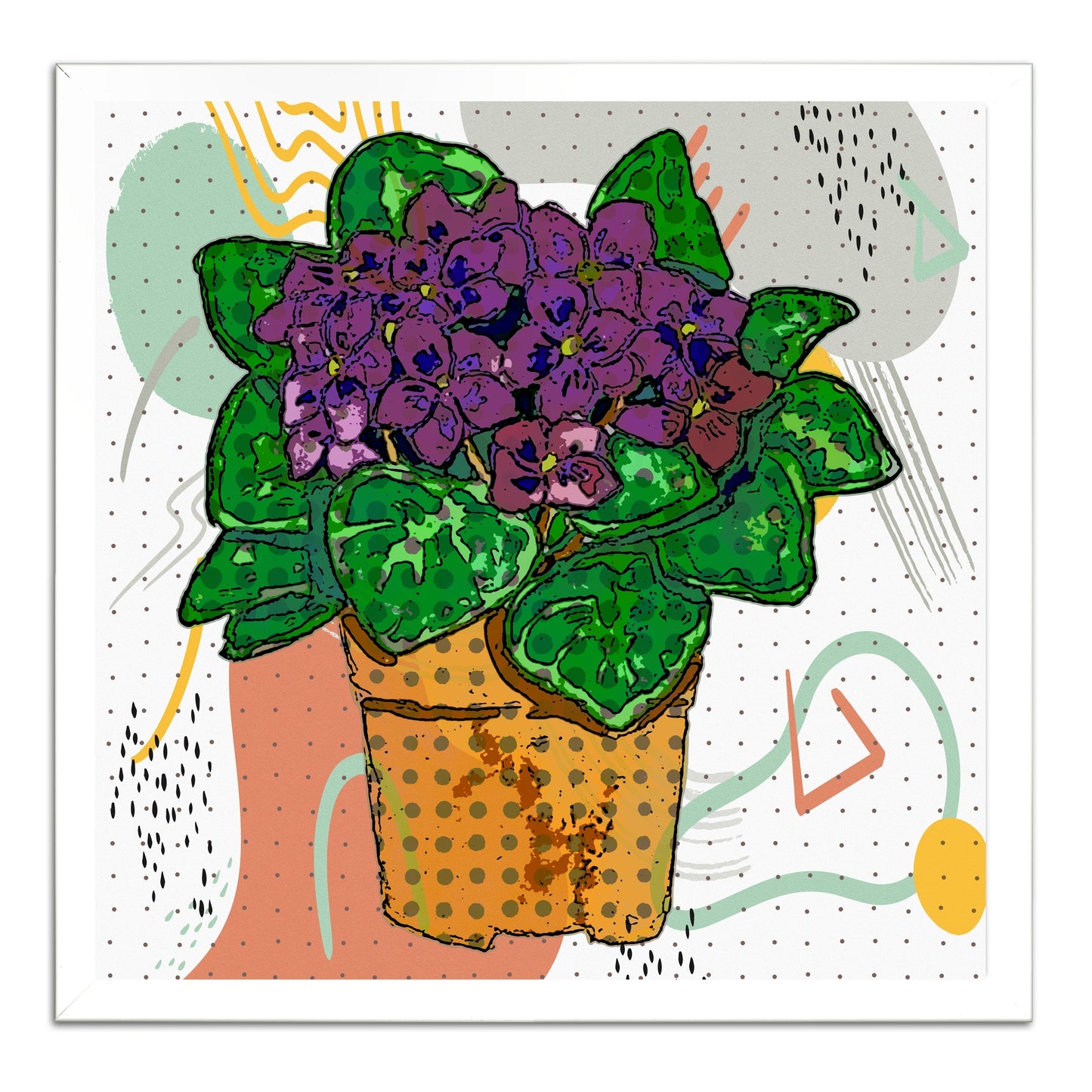 Boho Flowers 166 Painting Print