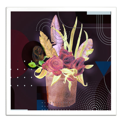 Boho Flowers And Feather 689