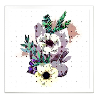 Boho Gems And Flowers I Painting Print