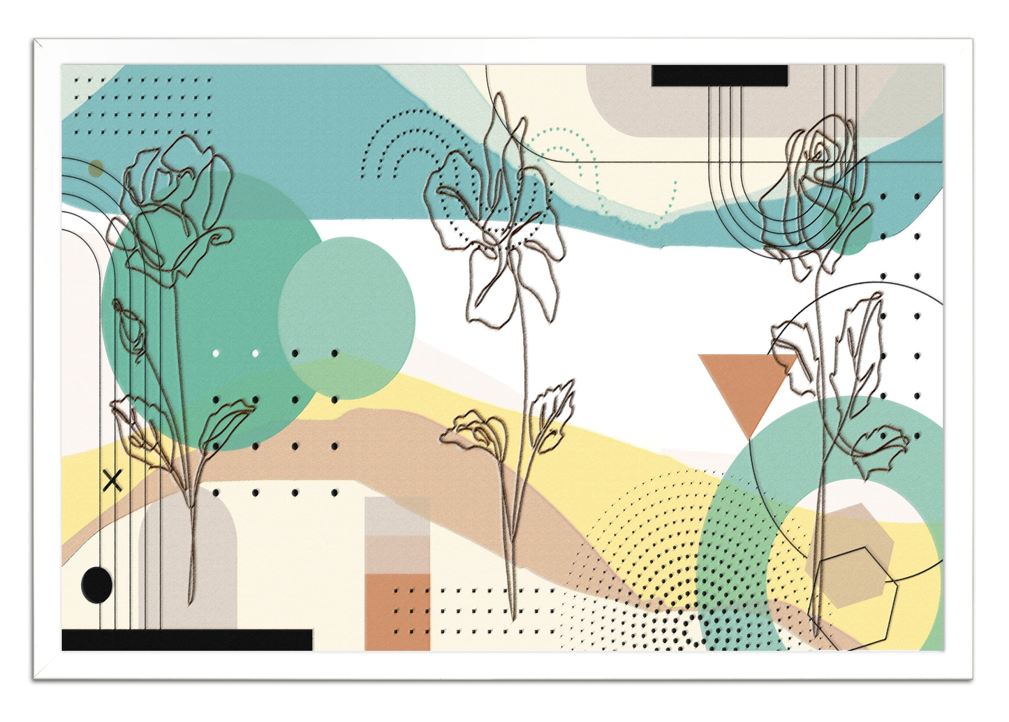 Boho Spring Bloom 198 Painting Print
