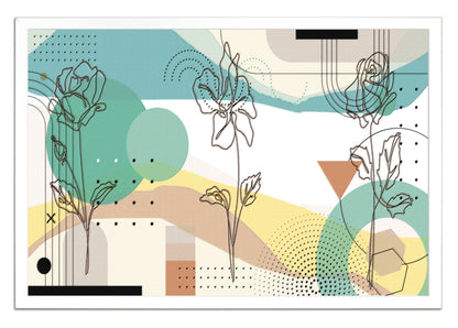 Boho Spring Bloom 198 Painting Print