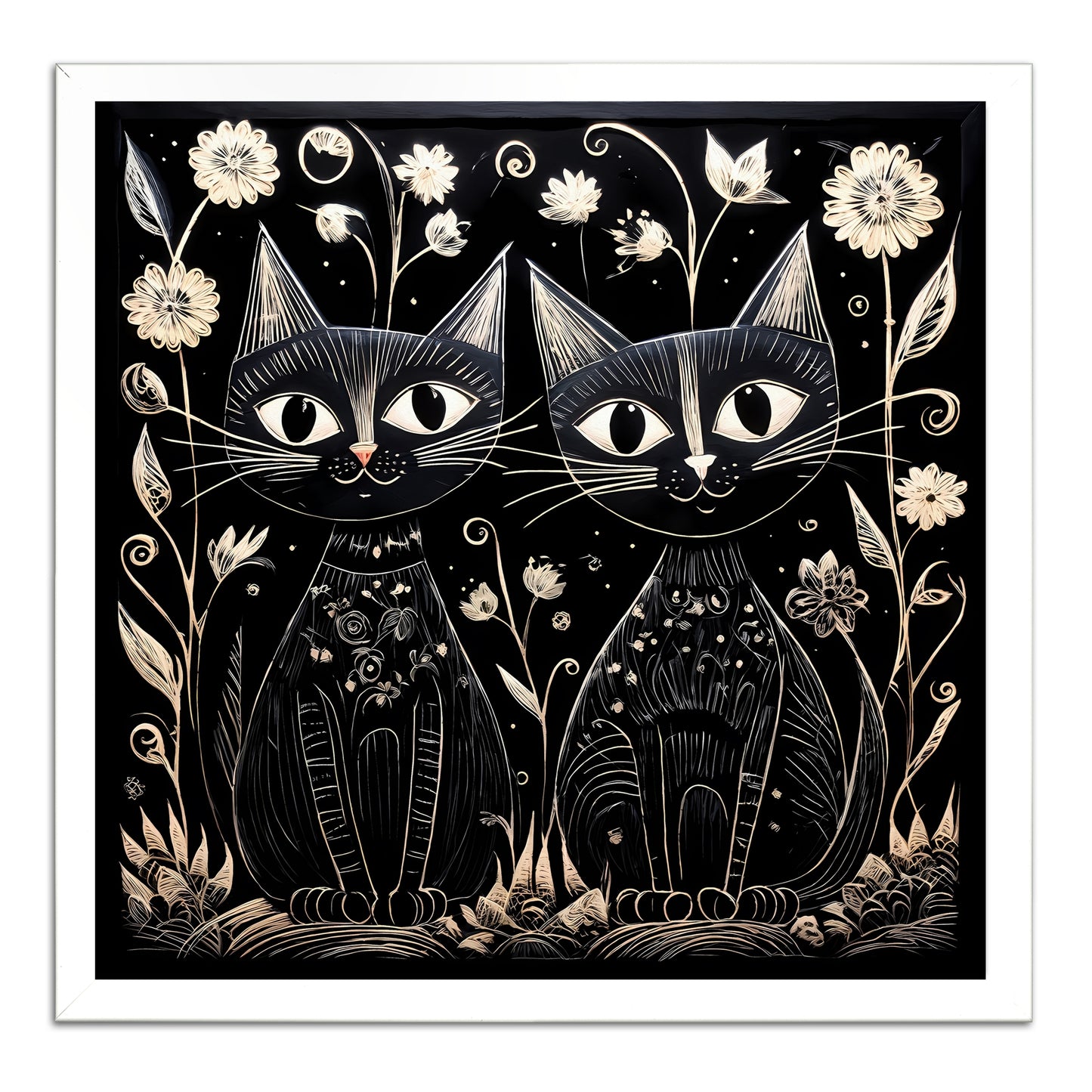 Cats In The Night