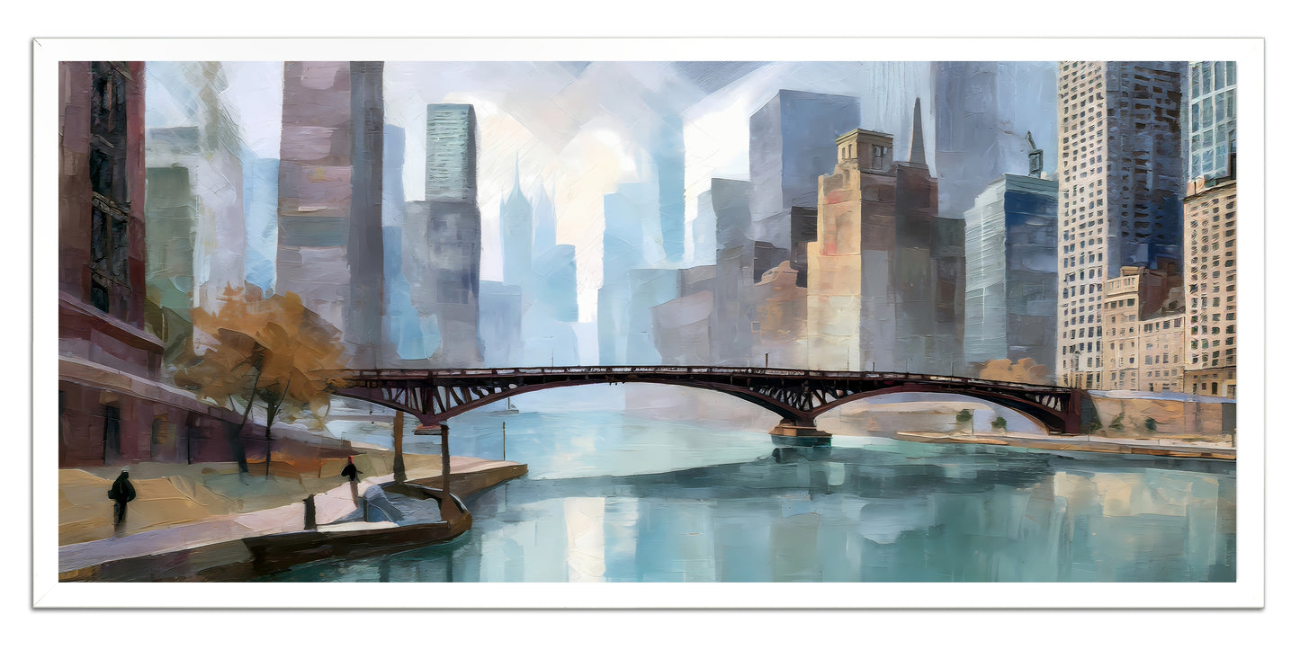 City River Reflection
